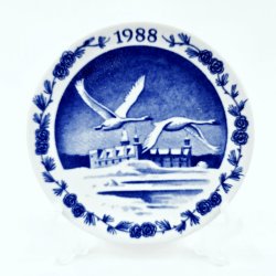 Royal Copenhagen Mini JulePlatte Kronborg 1988