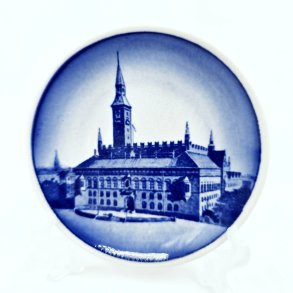 Royal Copenhagen Mini Platte K�benhavns R�dhus 15 -2010 