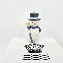 Royal Copenhagen Ornament Snemand nr. 735. sortering 1 