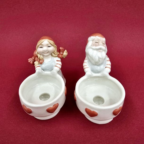 Royal Copenhagen Pixie Nisse Lysestage. 1 Sortering 