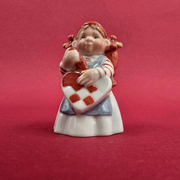 Royal Copenhagen Pixie Nisse Med FletHjerte nr. 761. 1 Sortering 