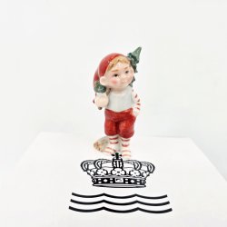 Royal Copenhagen Pixie Nisse Med Juletr nr. 765. Sortering 1  