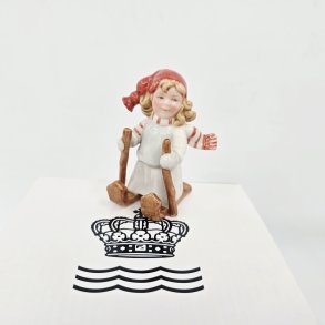 Royal Copenhagen Pixie Nisse P Ski  nr. 179. Sortering 1   