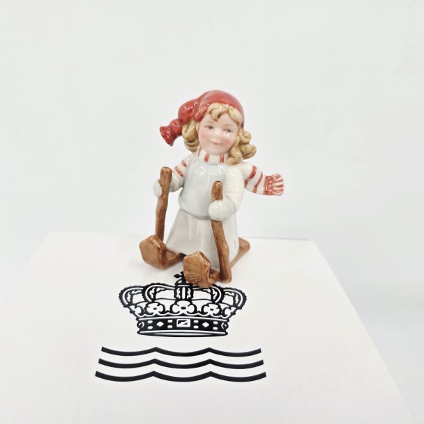 Royal Copenhagen Pixie Nisse P Ski  nr. 179. Sortering 1   
