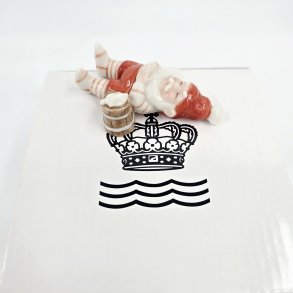 Royal Copenhagen Pixie Nisse Sovende Med lkrus nr. 176. Sortering 1  