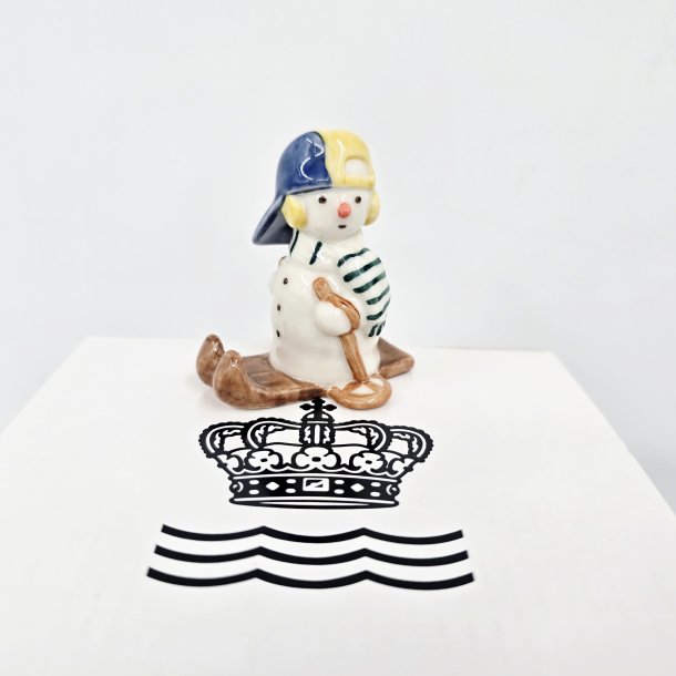 Royal Copenhagen Figur Snemand Dreng P Ski nr. 771. sortering 1 