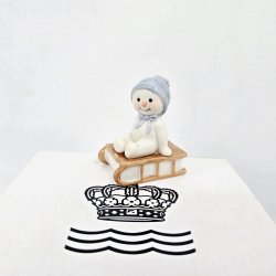 Royal Copenhagen Figur Snemand Baby Arthur nr. 171. sortering 1