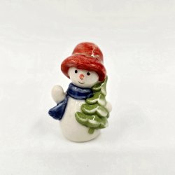 Royal Copenhagen Figur Snemand Pige Med Juletr� nr. 772. sortering 1