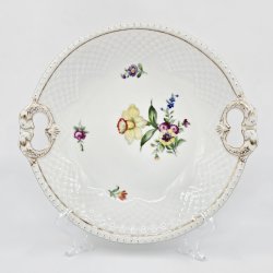 Saksisk Blomst Kagefad nr. 101. sortering 1 