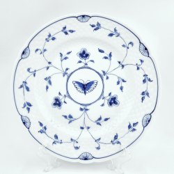 Sommerfugl Middagstallerken nr. 25. sortering 2  