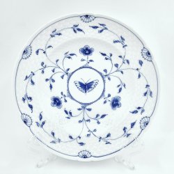 Sommerfugl Lille Dyb Tallerken nr. 23. sortering 2