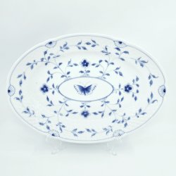 Sommerfugl Stort Ovalt Fad nr. 16. sortering 1 