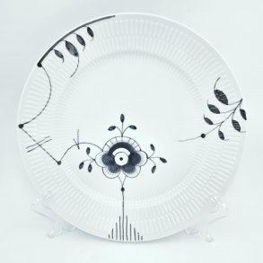 Sort Mega Riflet Middagstallerken nr. 627. sortering 2 