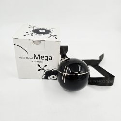 Sort Mega Riflet Julekugle. 1 sortering    