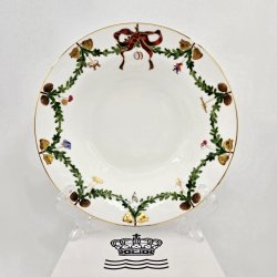 Royal Copenhagen Stjerne Rflet Jul Dyb Tallerken nr. 603. sortering 1