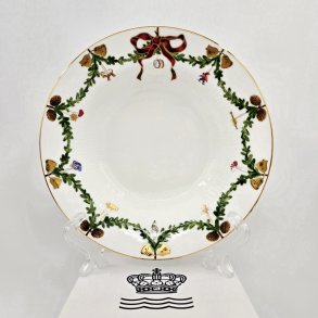 Royal Copenhagen Stjerne Rflet Jul Dyb Tallerken nr. 603. sortering 1