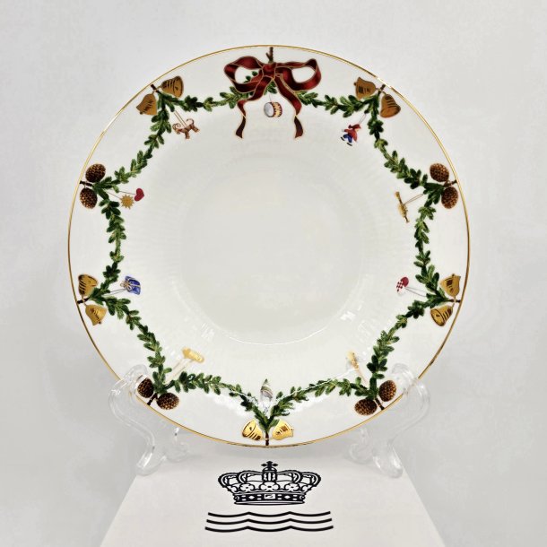 Royal Copenhagen Stjerne Rflet Jul Dyb Tallerken nr. 603. sortering 1