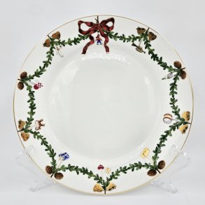 Royal Copenhagen Stjerne Riflet Jul Middagstallerken nr. 627. sortering 1