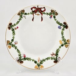 Royal Copenhagen Stjerne Rflet Jul Frokosttallerken nr. 622. sortering 1