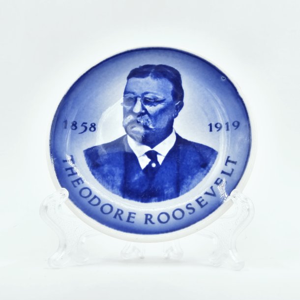 Royal Copenhagen Miniature Plate Theodore Roosevelt  