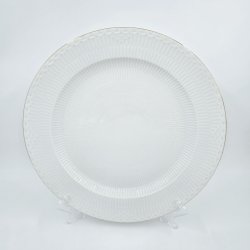 Tradition Hvid Halvblonde Rundt Fad nr. 1275-539. Sortering 2 