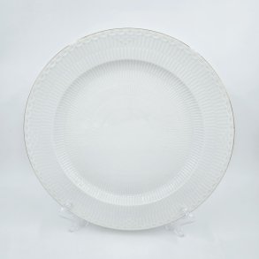 Tradition Hvid Halvblonde Rundt Fad nr. 1275-539. Sortering 2 